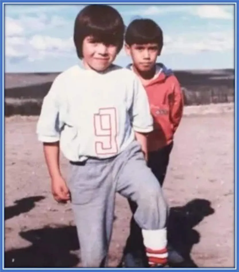 The boyhood years of Marcos Acuna.