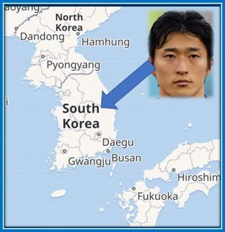 The map of Cho's Hometown.