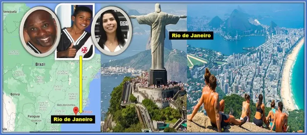 This map gallery shows the part of Brazil that Andrey Santos' family comes from.
