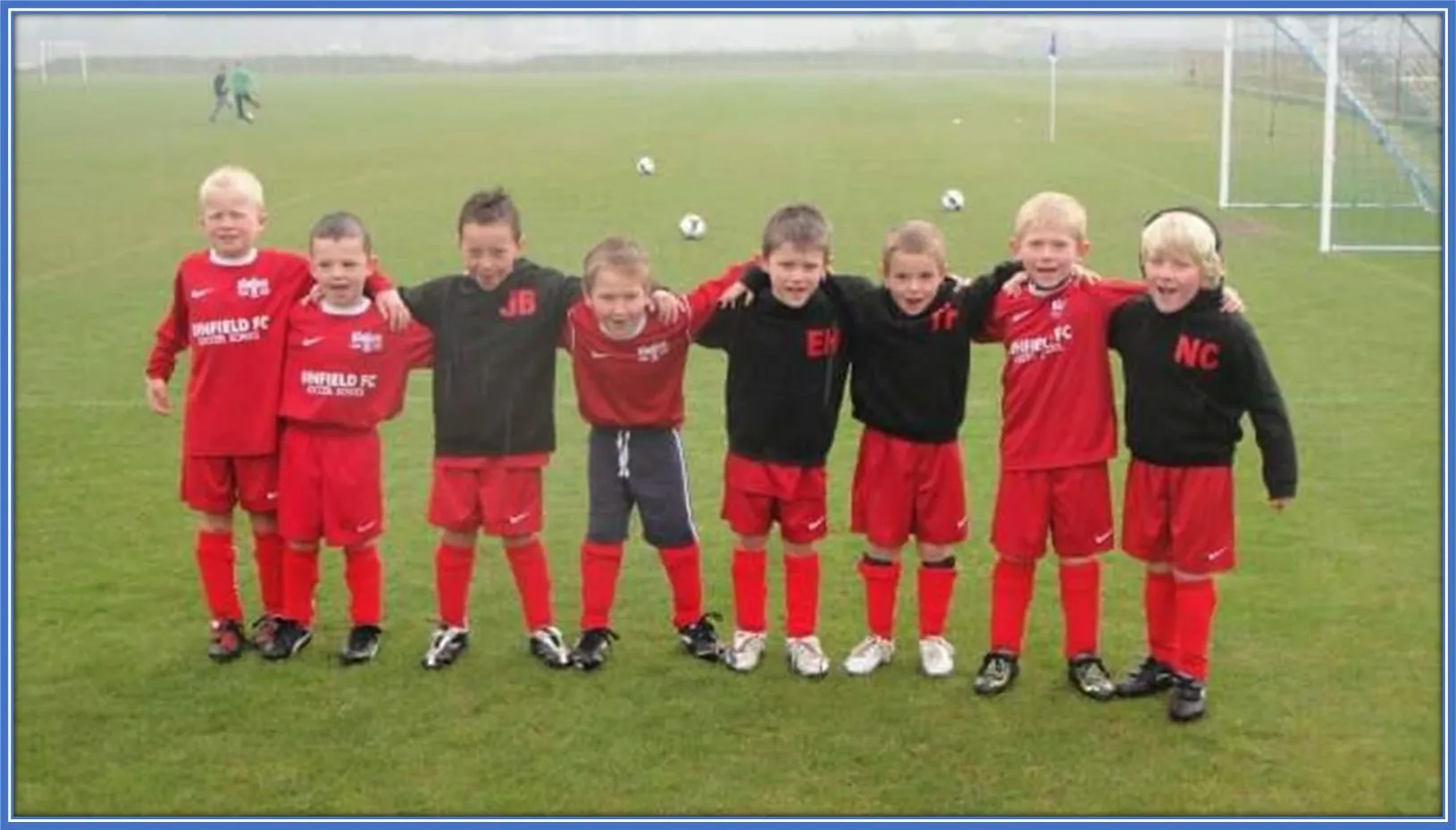 The Berkshire-born left-back had humble football beginnings at the Binfield FC Soccer School.