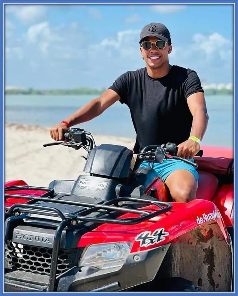The Baller loves the excitement and adventure that comes with driving a 4x4s on the beachside.
