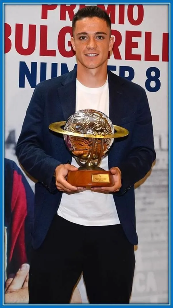 This award was a source of pride and motivation for Giacomo and his family.