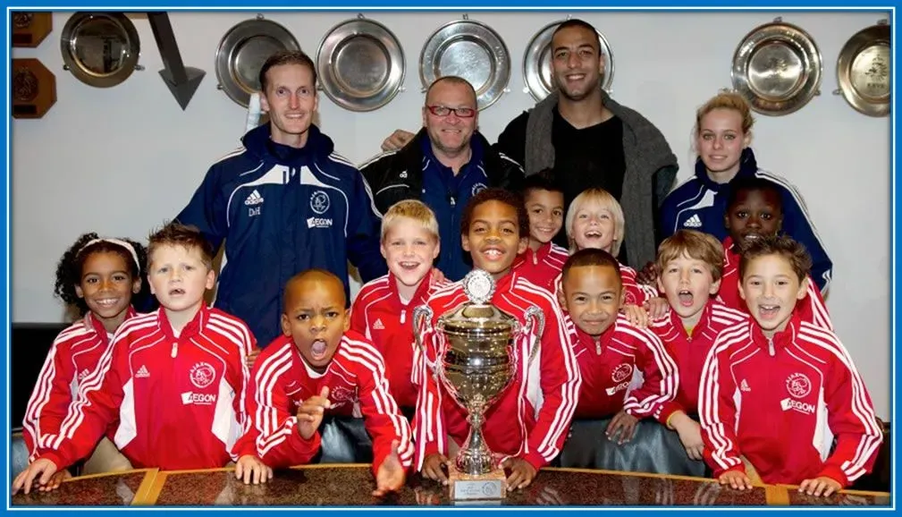 From a Little age, Brian was used to winning trophies in his club.