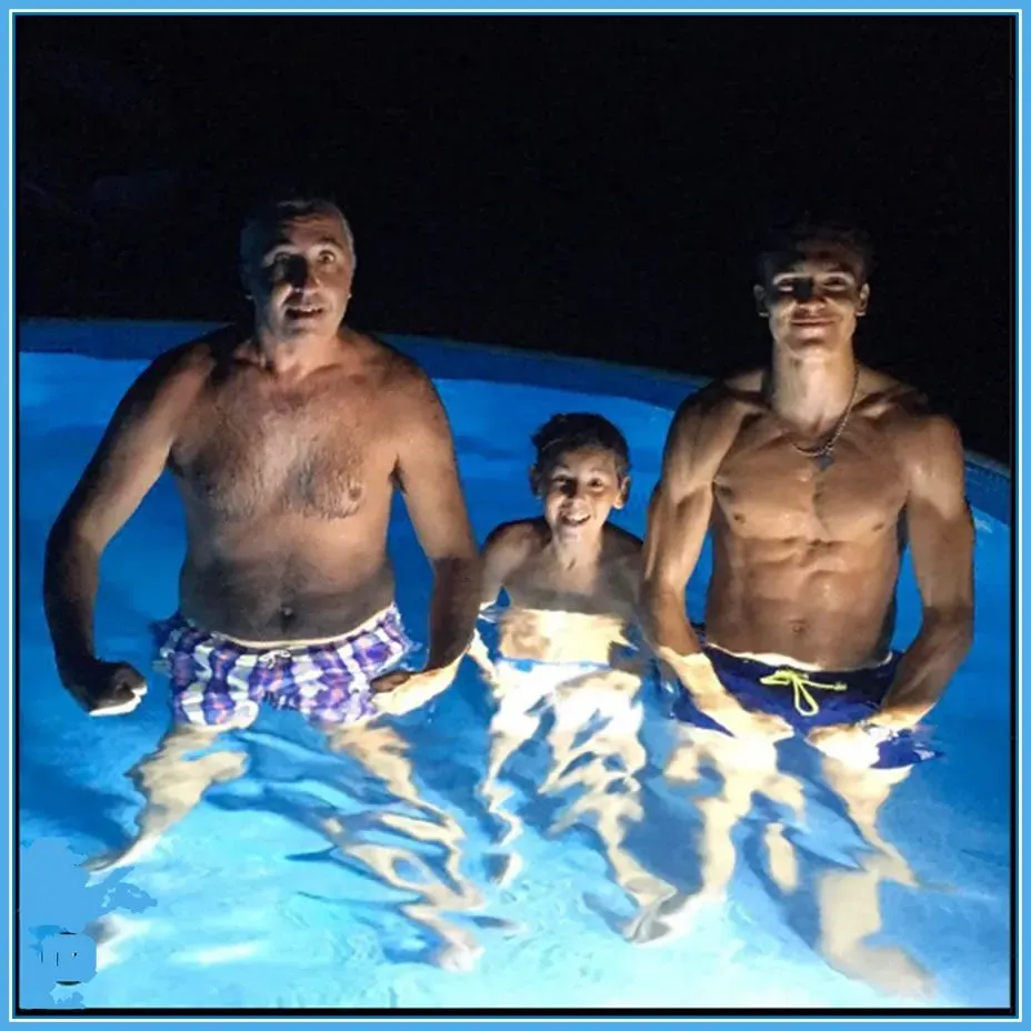The Childhood memories of Joao and Goncelo with their father.