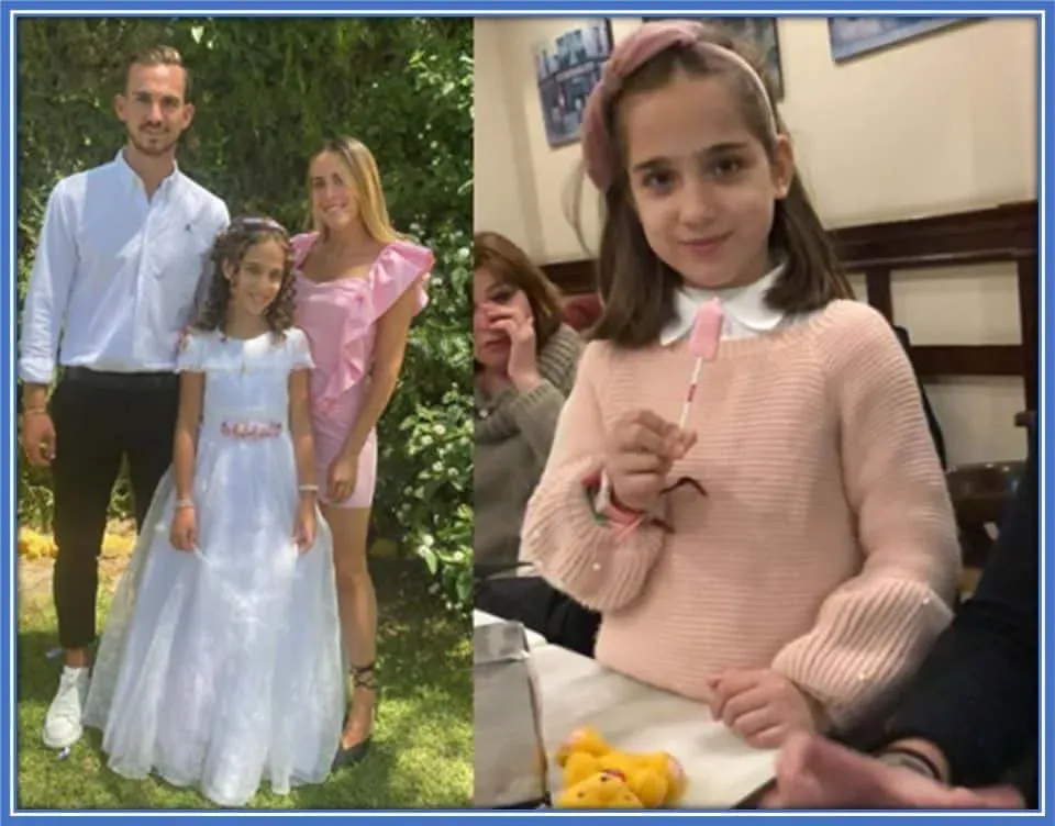 What a beautiful family, Meet the beautiful daughter of the baller and his girlfriend, Lulu.