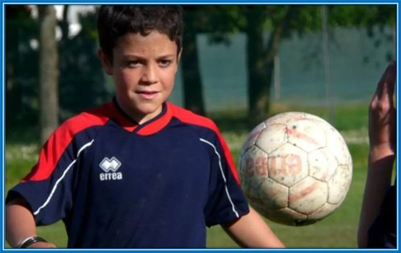 Giacomo's great individual technique was especially noticeable through his excellent ball control.