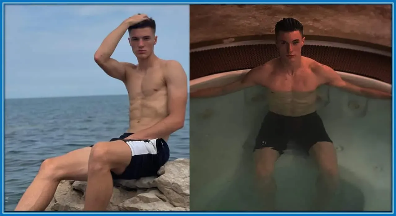 For Sesko, nothing beats a day spent by the seaside or being soaked up in a pool.
