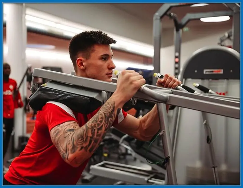 The Slovenian does this kind of exercise to improve flexibility and reduce stress.
