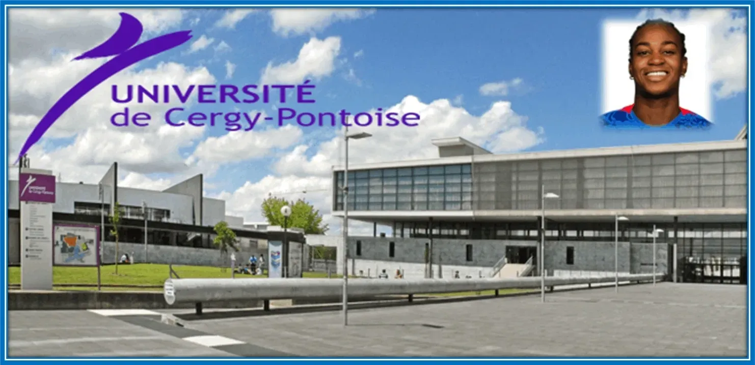 Marie-Antoinette earned a sports management degree from the University of Cergy-Pontoise.