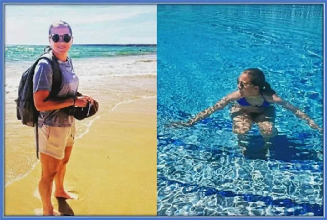 Fran Kirby and her water experience.