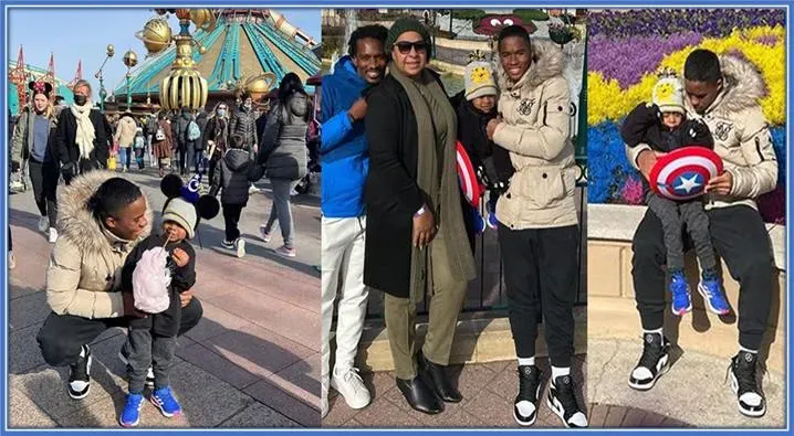 On this memorable day, Douglas, C&iacute;ntia, Endrick, and Noah spent a delightful time together at Disneyland.