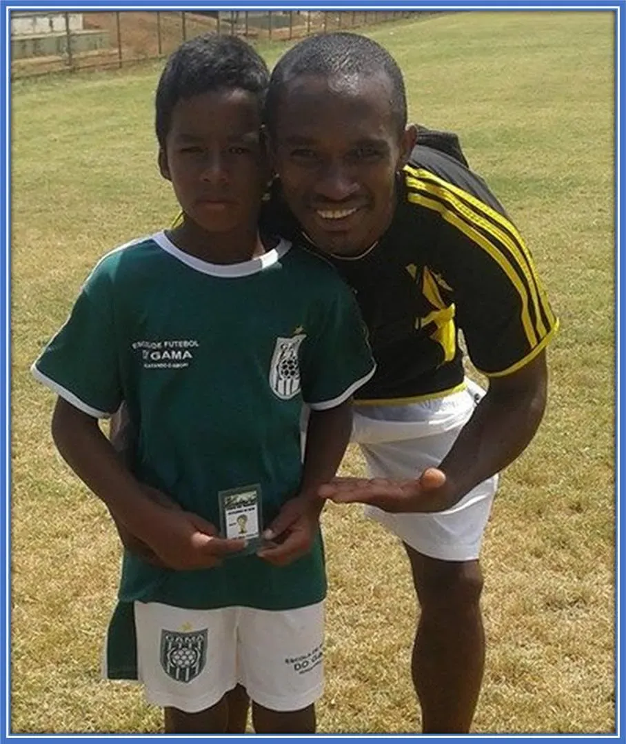 Behold a father's unwavering dedication to his football son. Douglas is praised for having great foresight and dedication to his son's future.