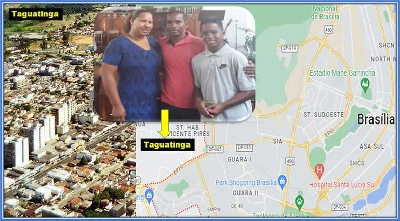 Rooted in Brazilian heritage: Endrick Felipe's proud Taguatinga origin is captured here.