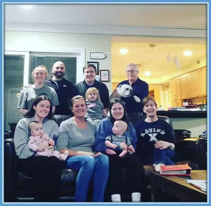 Rose Lavelle and her family.