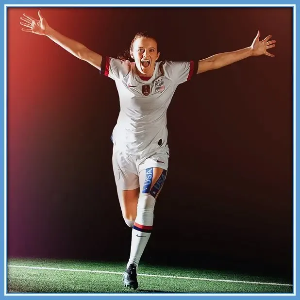 Rose Lavelle representing the USA.
