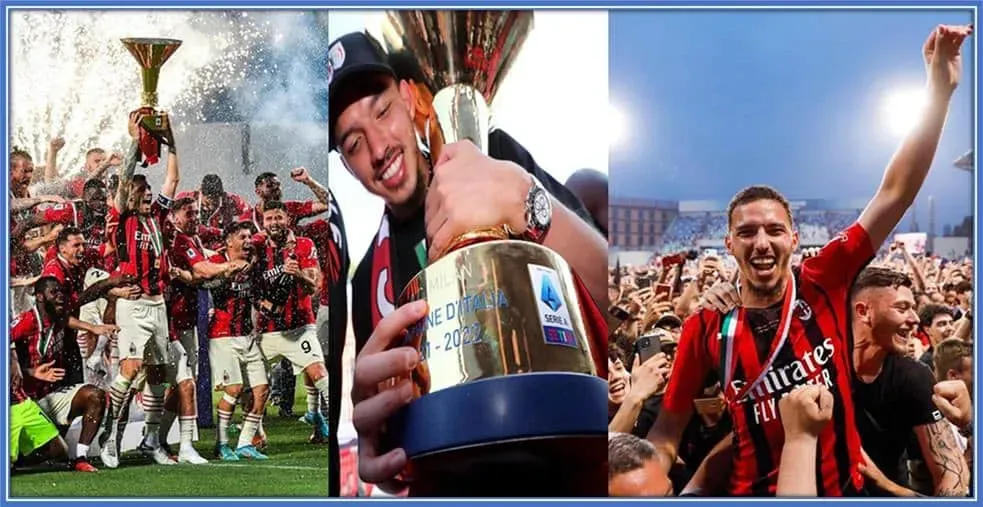 AC Milan became Champions on this day. Bennacer helped the Team to their First Serie A Title in Over a Decade.