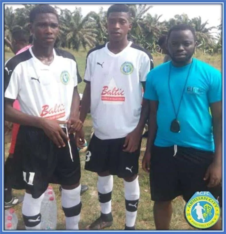Meet Fofana (far left) in his early years at Abidjan City.