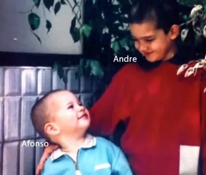 Brothers in arms: André Silva and his younger brother Alonso share a special bond that has only grown stronger with time.