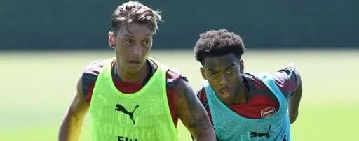 He is one of Arsenal's players who is set to displace Ozil.