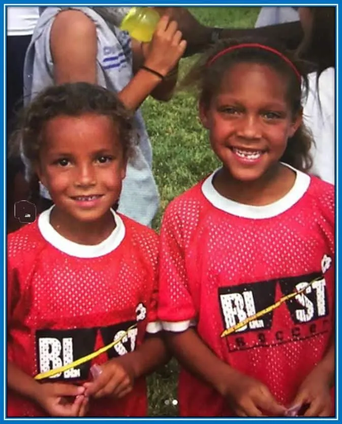 The Pugh Elder Sister Brianna was the one who took her into Soccer.