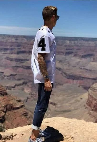 Sightseeing is one of Lucas Digne's interests. Image Credit: Instagram.
