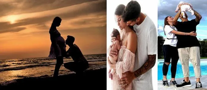 Lorenzo Pellegrini's Wife got pregnant immediately after her wedding and a baby followed.