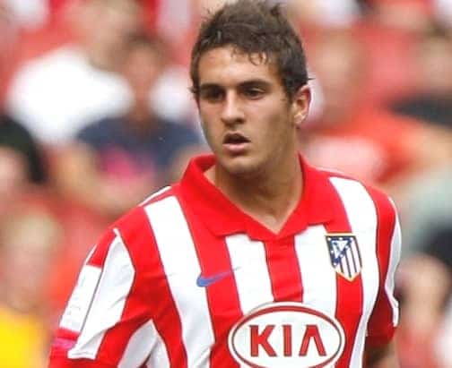 Young Koke developing fast with Atletico Madrid.