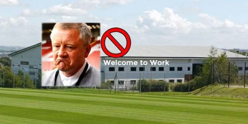Chris Wilder upon joining Sheffield ripped down of motivational slogans festooning the training ground.