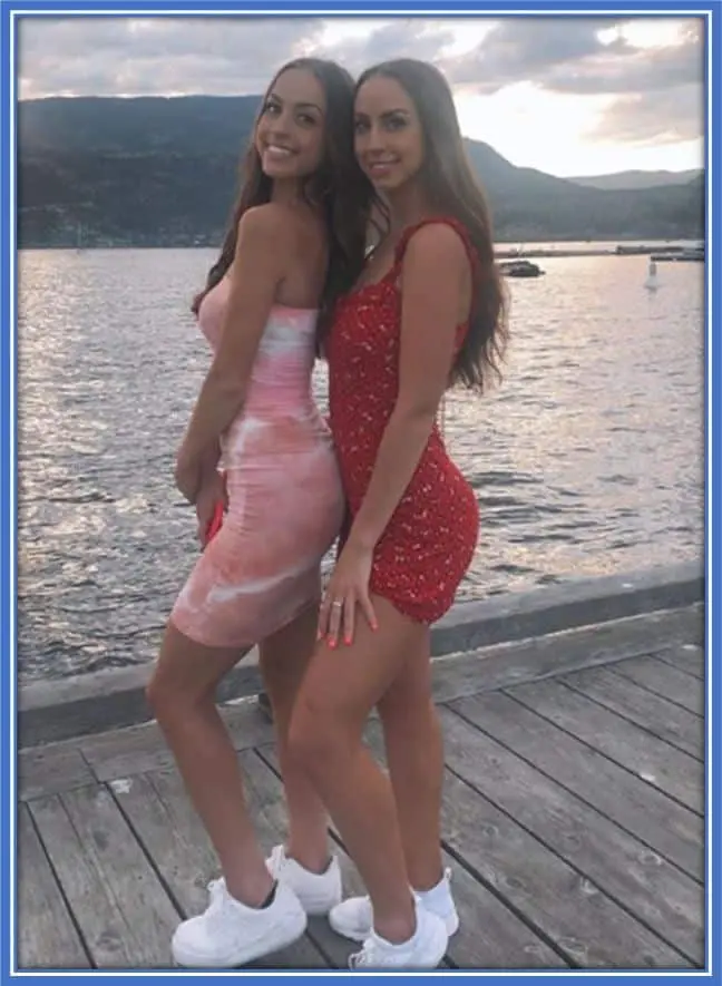 Julia Grosso with her younger sister Carli Grosso.