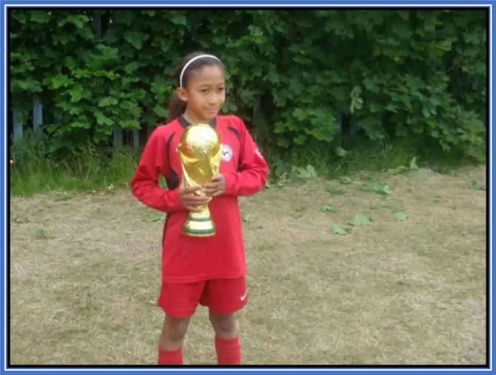 Lauren James' early years in Arsenal