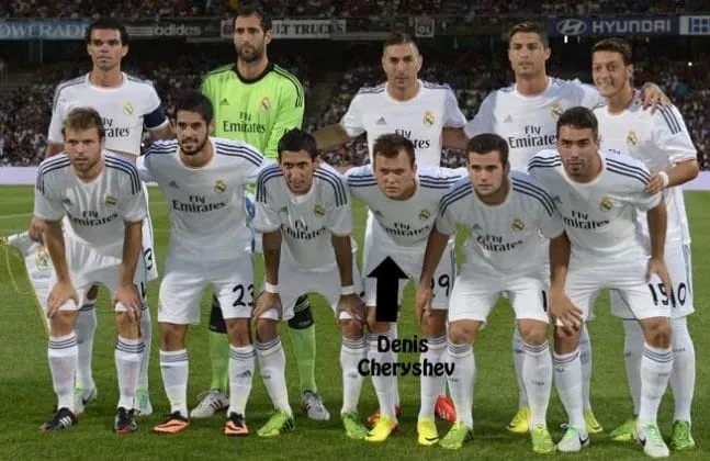 As seen here, Denis Cheryshev was part of a very strong Real Madrid team.