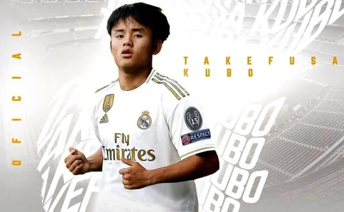 Takefusa joining Real Madrid.