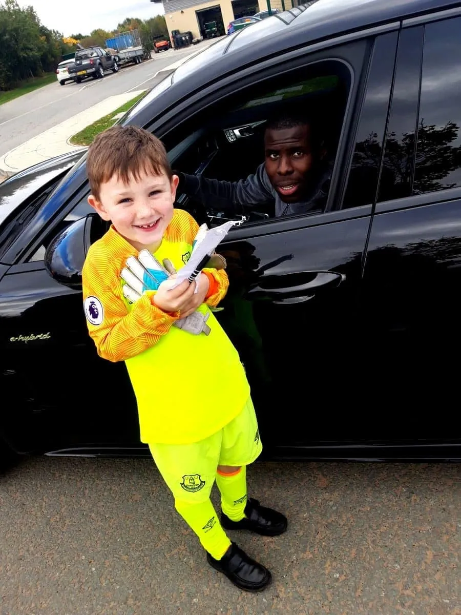Kurt Zouma pictured in one of his exotic rides.
