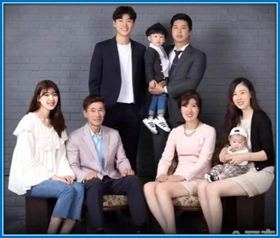 Here are members of Cho Gue- Sung's Family- his two older Sisters (Cho Kook and Cho Jeog-in) and his Mother and his Father. Including his Nieces and In- law.
