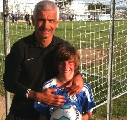 Mason Mount and his Father.