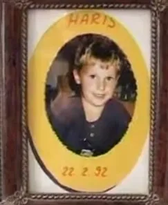 Photo of Haris Seferovic as a child.