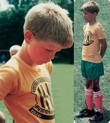 Young Klaas-Jan Huntelaar in his early career years.