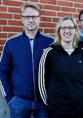 Meet Kasper Dolberg's Parents - Flemming Rasmussen (his Dad) and Kirsten Dolberg (his Mum).
