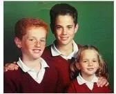 Young Nacho Fernandez with his siblings, in his childhood days.