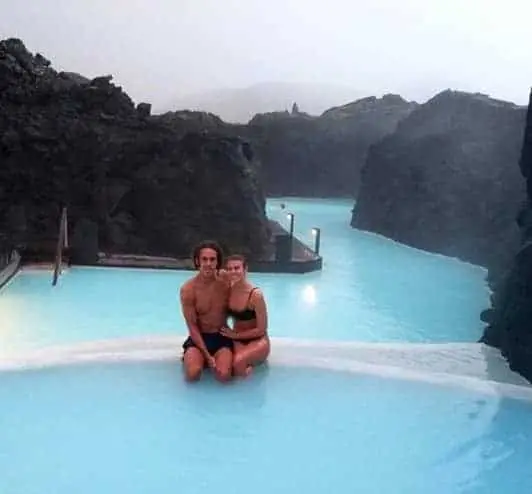 Yussuf Poulsen and his Girlfriend- Maria Duus once enjoyed a perfect 2019 New Year in Iceland.