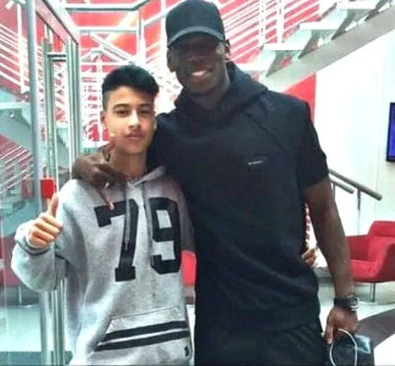 Gabriel Martinelli was looked after by Paul Pogba during his trial days with United.