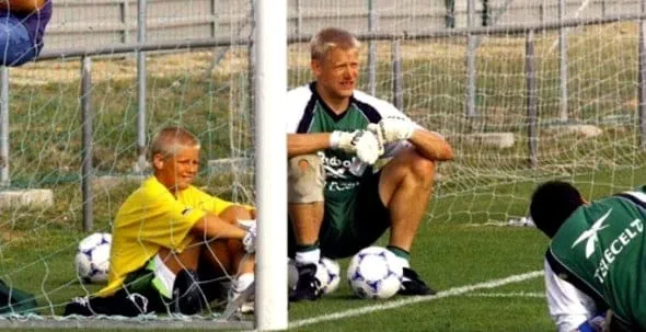 Schmeichel Junior learned a lot from his dad during his early career days.
