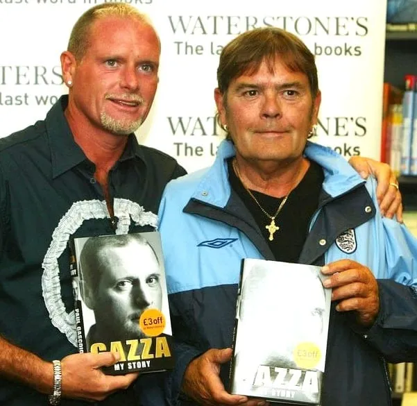 Cherished Memories: Before his passing, John Gascoigne retired in 2008 due to a near-fatal brain hemorrhage. Paul fondly recalls a special moment with his father at the 2004 launch of his book 'Gazza: My Story.