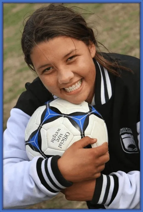Sam Kerr played Australian Football until she switched to association football at 12.
