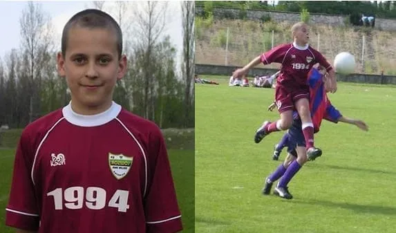 Milik during his early days at Rozwój Katowice: A promising talent, recognized for his dominant left foot and the trust he garnered from teammates, leading to numerous assists and opportunities on goal.