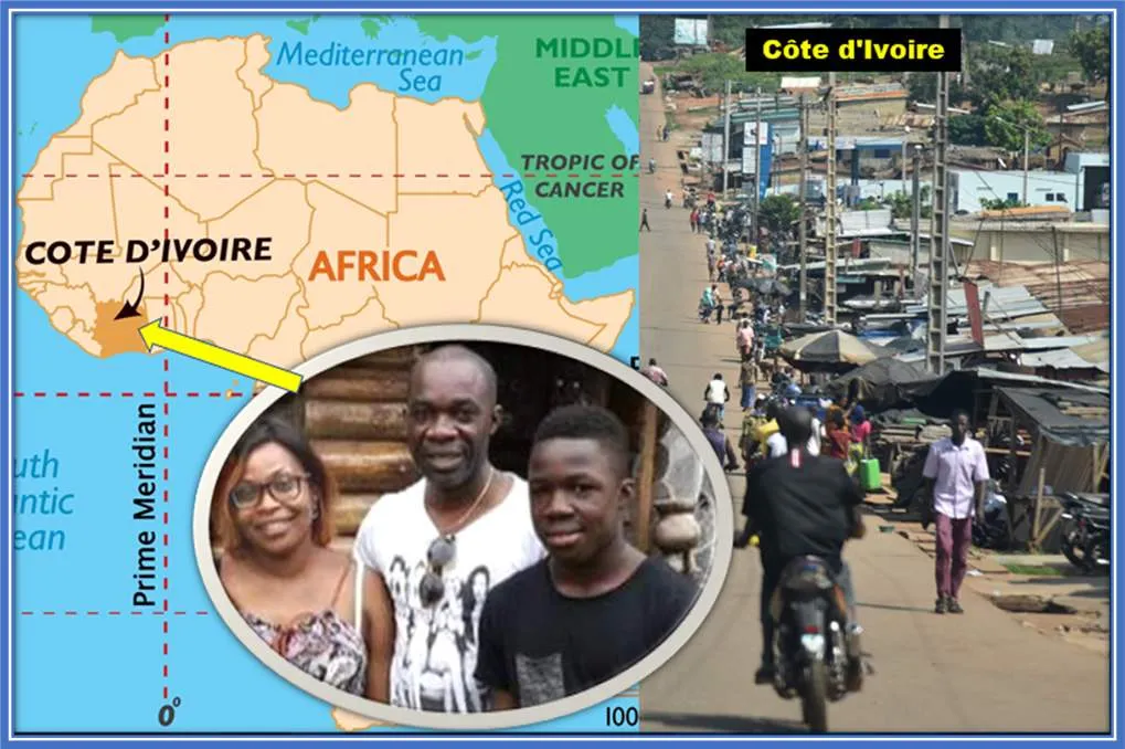 The Republic of Côte d'Ivoire is the country of Wilfried Gnonto's African origins.