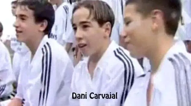 Young Dani Carvajal, during his early Real Madrid days. At this time, there was nothing stopping Dani from becoming a professional football player.