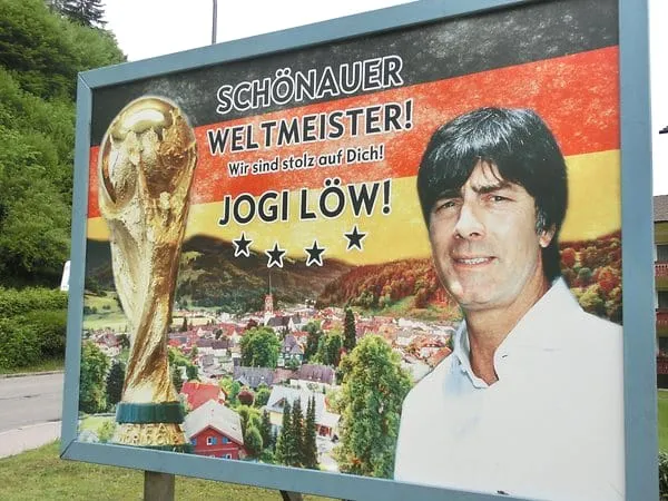 This is the beloved entrance to Joachim Low's place of family origin.