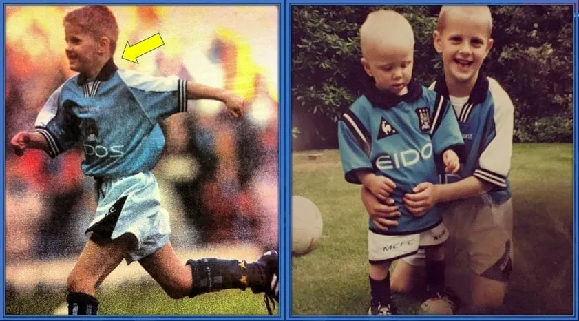 Erling Haaland Brother Astor was once a mascot for Manchester City.
