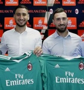 Gianluigi Donnarumma and his brother play for Ac Milan as at the time of writing.
